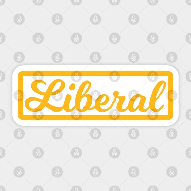 Liberal Sticker by Karpatenwilli